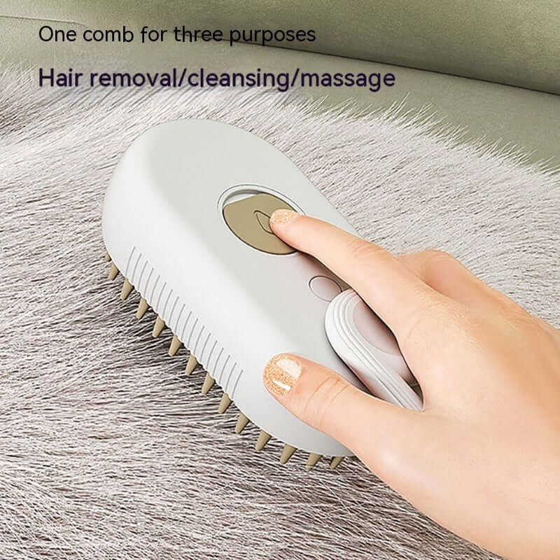 4-in-1 Steam Cat Brush Grooming