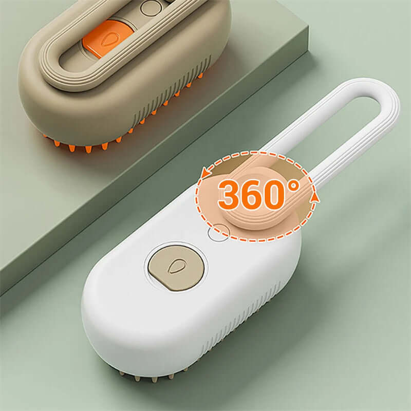 4-in-1 Steam Cat Brush Grooming