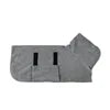 Pet bathrobe towel coat size guide showing XS XL measurements for dogs and cats | AZPaws