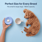 dog licking spinning bowl for separation anxiety relief – natural calming enrichment toy | AZPaws


