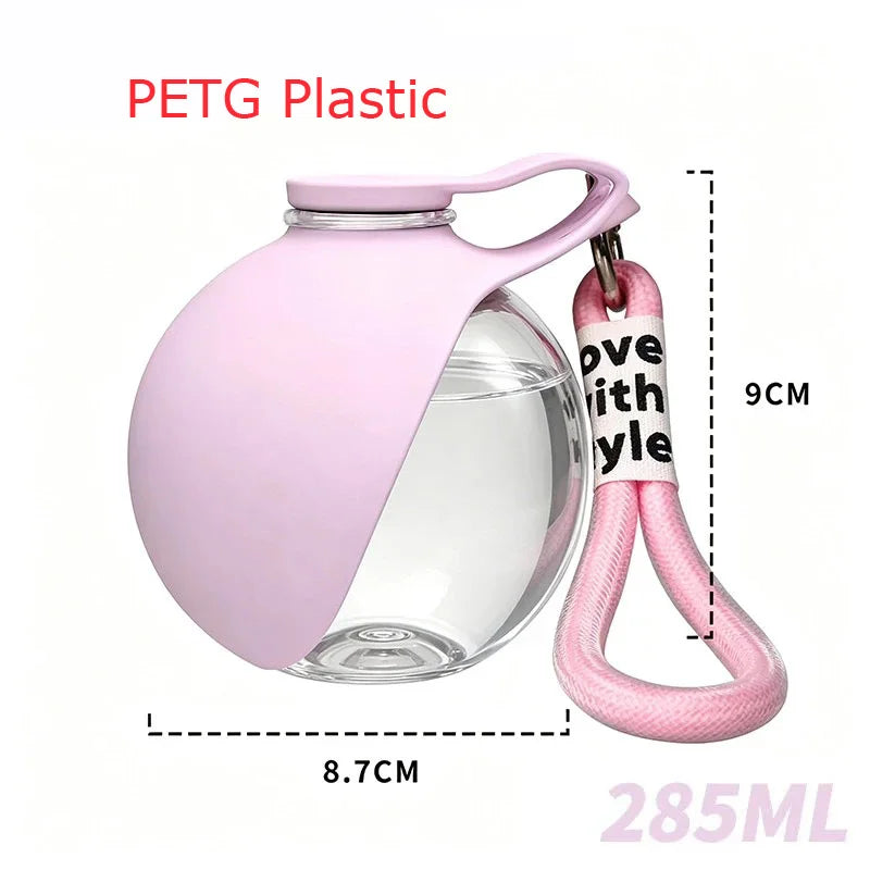 Portable dog water bottle for travel, hiking, walks, parks, and road trips with puppies and small dogs |AZPaws
