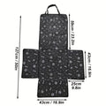 Black bone print dog hammock seat cover covering full back seat of SUV and pickup truck | AZPaws