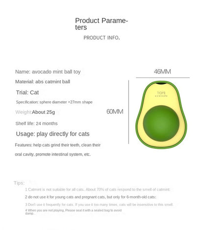 Avocado Catnip Ball