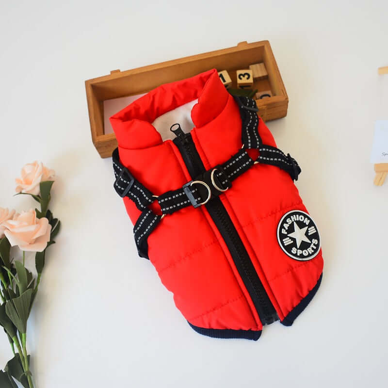 This adorable dog hoodie is made from soft, warm fleece to provide extra comfort during winter walks or lazy indoor days-AZPaws