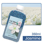 Cat litter deodorizing beads packaging with jasmine scent on a white background- AZPaws