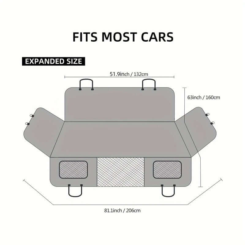 Dog interior car protection door panels seats footwell full rear cabin coverage scratch proof | AZPaws