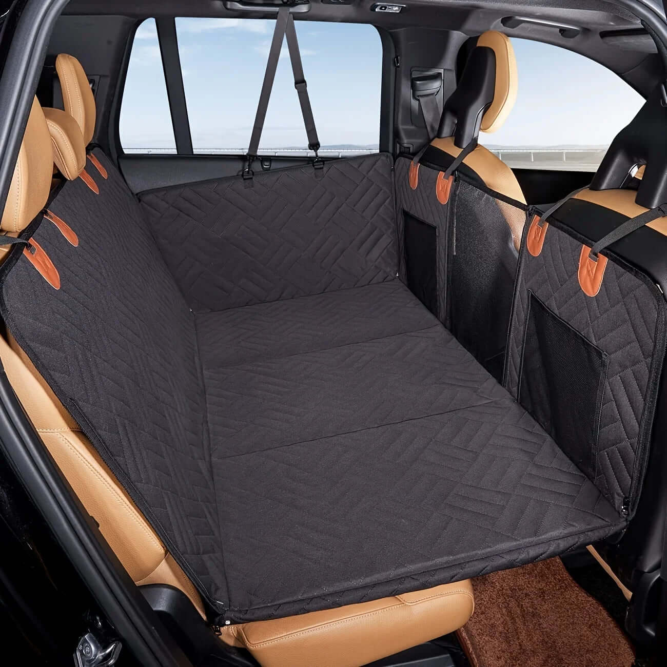 Best car seat for dogs who destroy soft covers reinforced crate style enclosure black grey | AZPaws