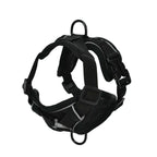 Black dog harness on a white background - AZPaws