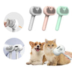 innovative Pet Grooming Comb features a built-in mist humidifier that adds moisture while effectively removing floating hair, tangles, and dirt-AZPaws