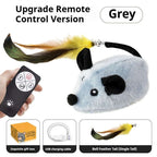 Operated via wireless remote, this toy allows for dynamic movement, giving pet owners easy control over its path, enhancing the interactive play experience - AZPaws