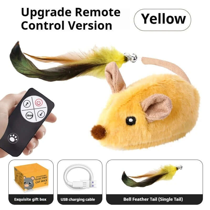 Auto Moving Mouse Cat Toy Remote Rechargeable|AZPaws