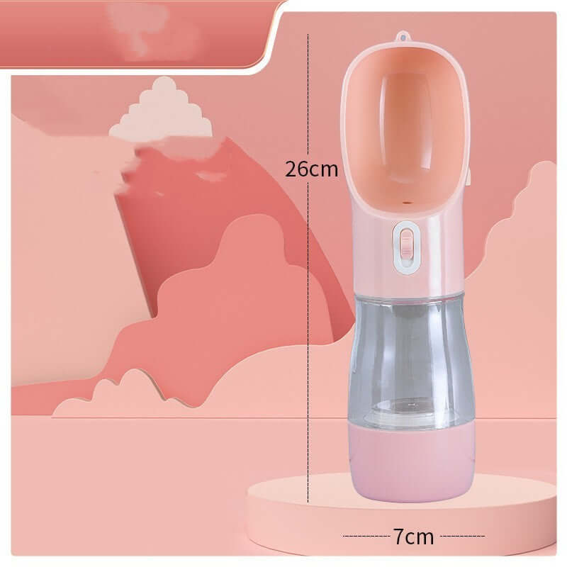 Portable Pet Bottle with Feeder Bowl - azpaws