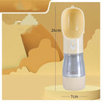 Portable Pet Bottle with Feeder Bowl - azpaws