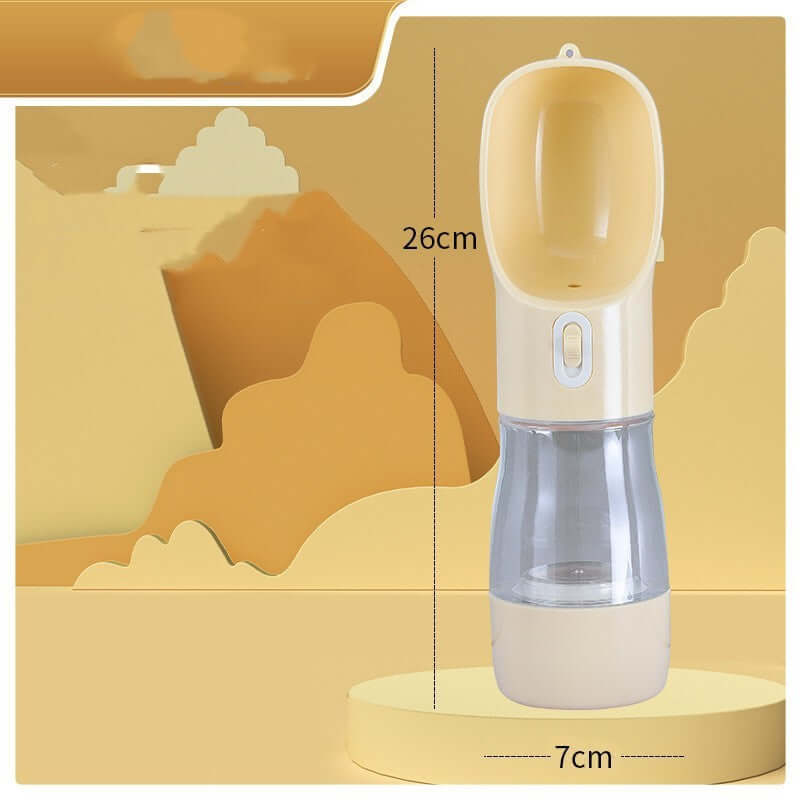 Portable Pet Bottle with Feeder Bowl - azpaws