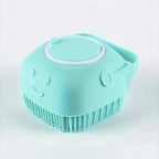 Silicone pet grooming brush - azpaws