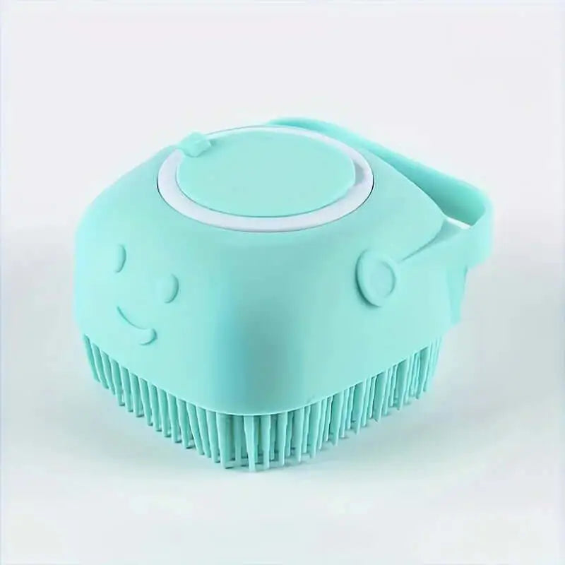 Silicone pet grooming brush - azpaws