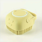 Silicone pet grooming brush - azpaws