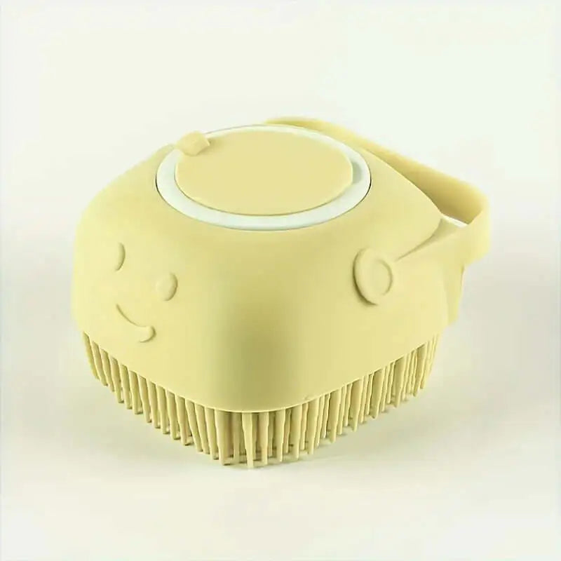 Silicone pet grooming brush - azpaws