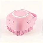 Silicone pet grooming brush - azpaws