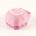Silicone pet grooming brush - azpaws
