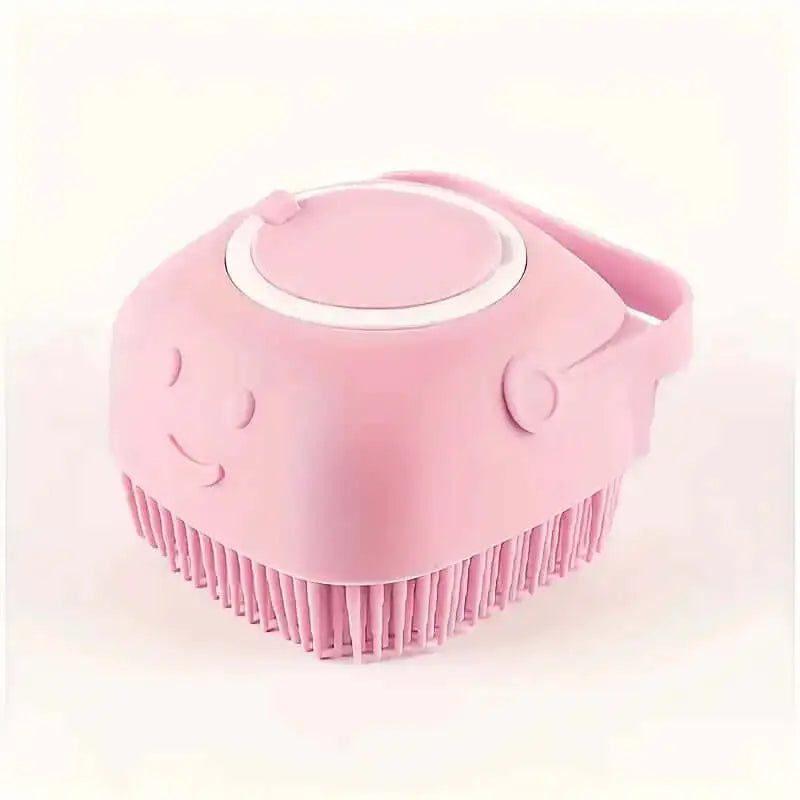 Silicone pet grooming brush - azpaws