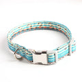 Amorous green cotton dog collar - durable bite-resistant design for dogs - AZPaws